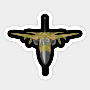 Military Stealth Jet Fighter Plane Sticker